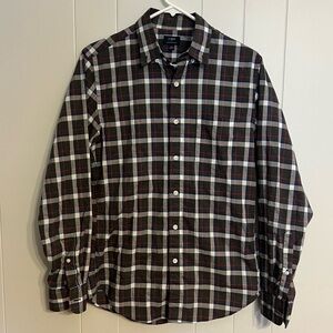 J.Crew plaid‎ long sleeve button-down size S